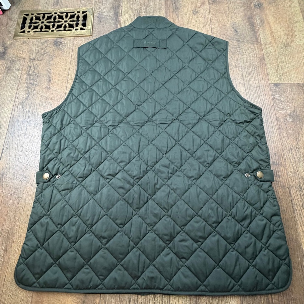 Barbour Lowerdale Quilted Gilet Vest Men's XL Sage Green NWT‎ - Picture 11 of 16